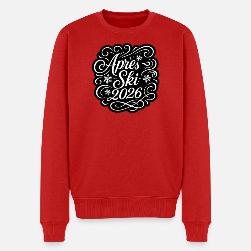 Apres Ski 2026 - Männer Premium Bio Pullover - Rot
