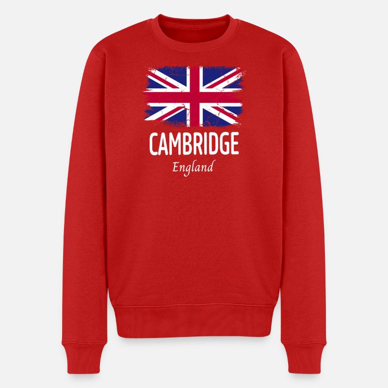 Cambridge - Pull Premium bio Homme - rouge