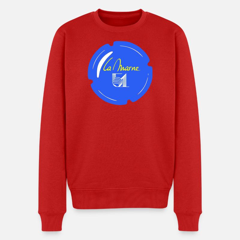 Kapsel la Marne 51 - Männer Premium Bio Pullover - Rot