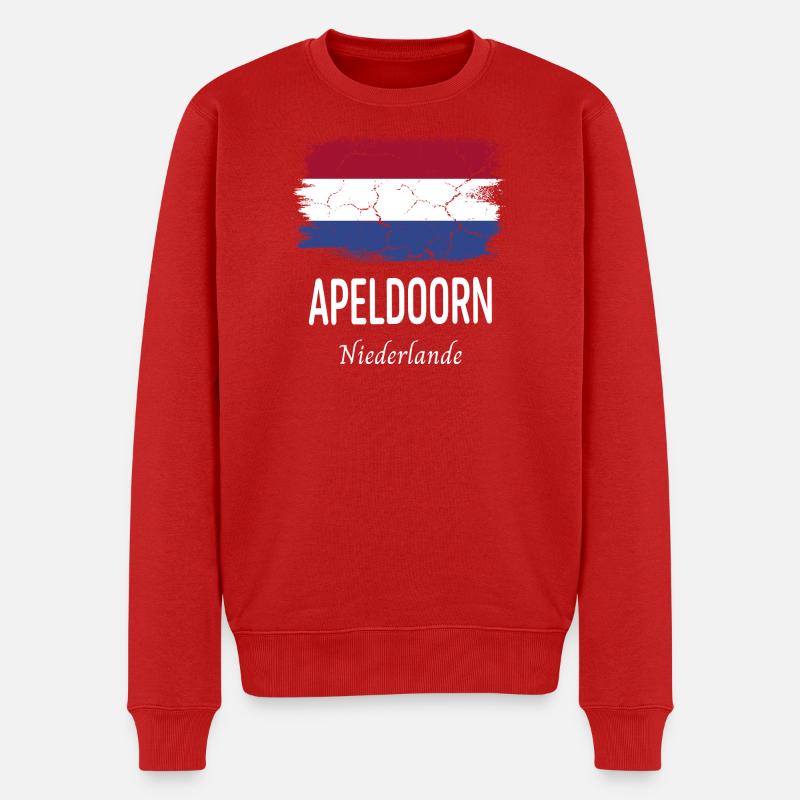 Apeldoorn - Pull Premium bio Homme - rouge