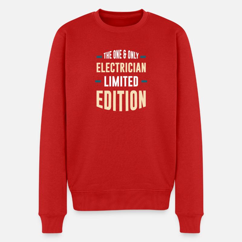 The Only Electrician – Édition limitée - Pull Premium bio Homme - rouge