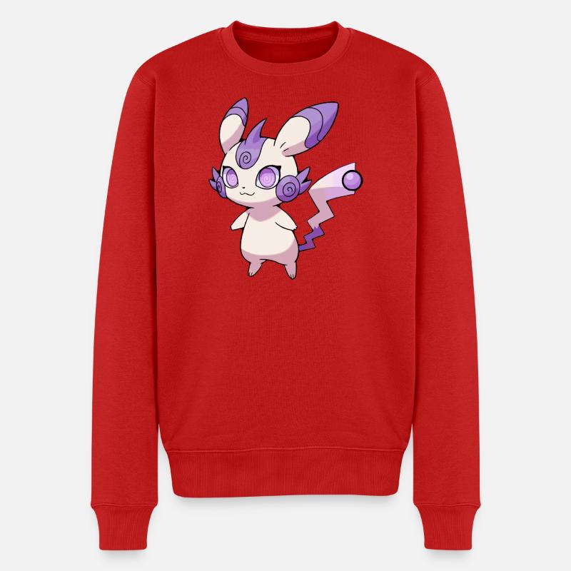 Aikachu - Pull Premium bio Homme - rouge