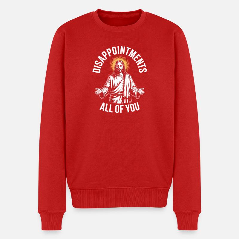 Enttäuschungen euch allen - Männer Premium Bio Pullover - Rot