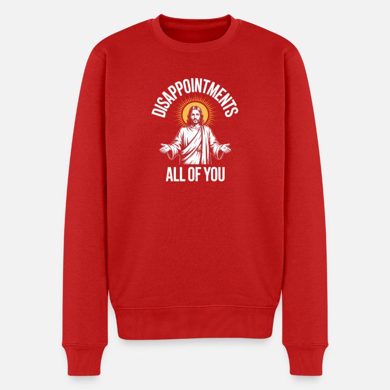 Enttäuschungen euch allen - Männer Premium Bio Pullover - Rot