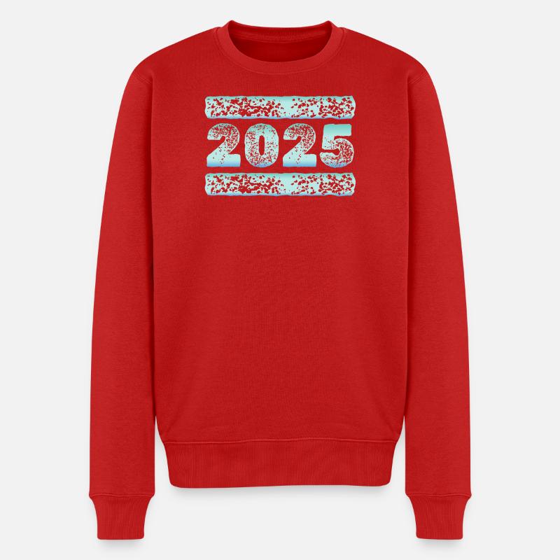 Eiskalt 2025 - Männer Premium Bio Pullover - Rot