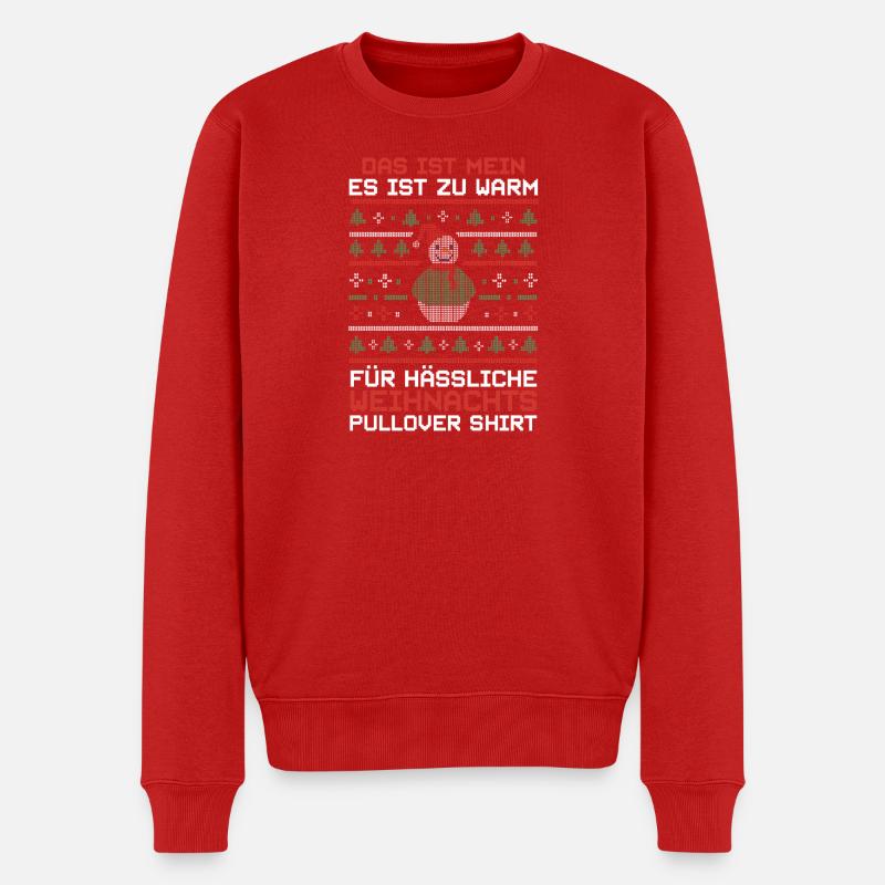 Noël du Père Noël - Pull Premium bio Homme - rouge