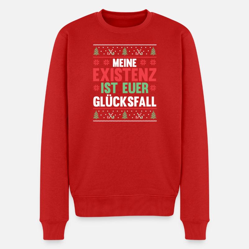 Noël du Père Noël - Pull Premium bio Homme - rouge