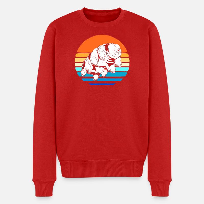 Tardigrade Tardigrades Bärtierchen Wasserbär - Männer Premium Bio Pullover - Rot