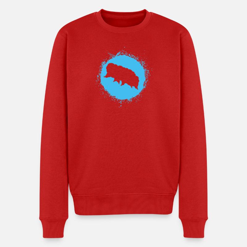 Tardigrade - Männer Premium Bio Pullover - Rot