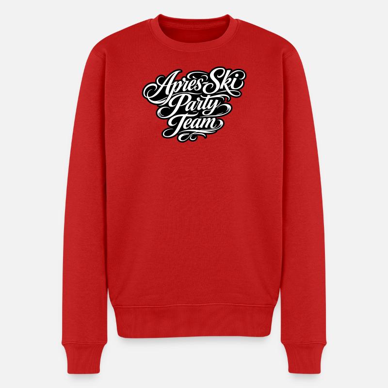 Apres Ski Party Team - Männer Premium Bio Pullover - Rot