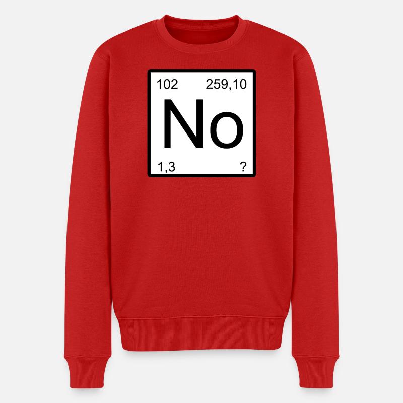 Nobelium Pas Symbole élémentaire Nobelium Tee - Pull Premium bio Homme - rouge