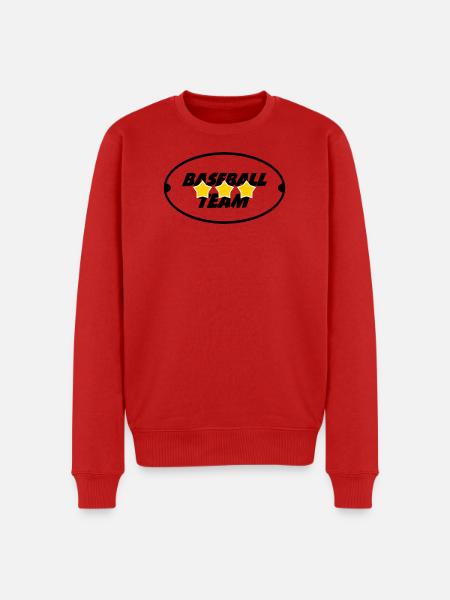 Baseball Team - Sport - Men's Premium Organic Jumper - red