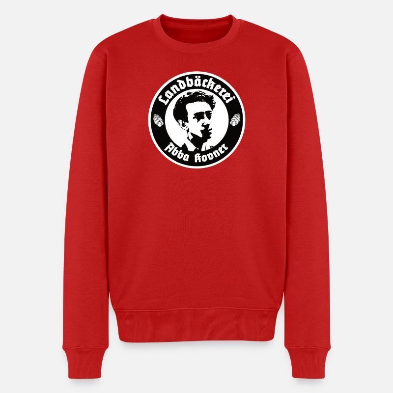 lbkov_druck - Männer Premium Bio Pullover - Rot