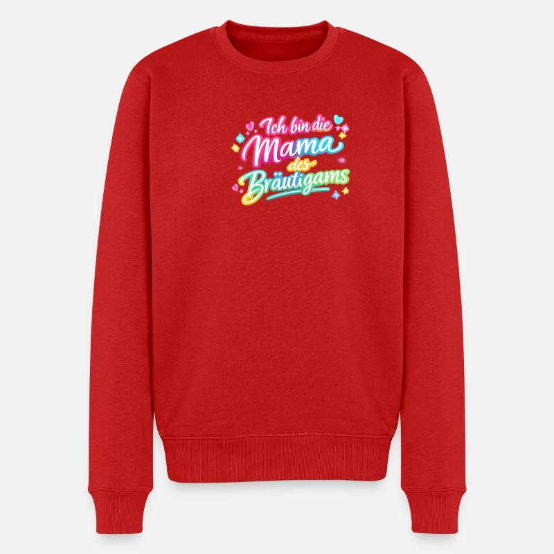 Je suis la mère du marié - Pull Premium bio Homme - rouge