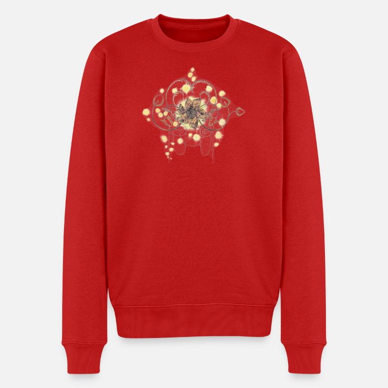 05. Âme de Lumière - Pull Premium bio Homme - rouge
