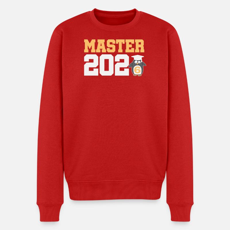 Master 2026 Diplôme - Pull Premium bio Homme - rouge
