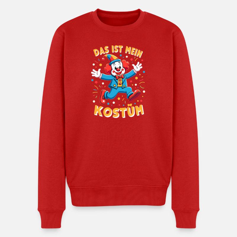 Carnaval costumé Politicien Carnaval - Pull Premium bio Homme - rouge
