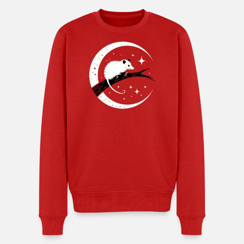opossum - Pull Premium bio Homme - rouge