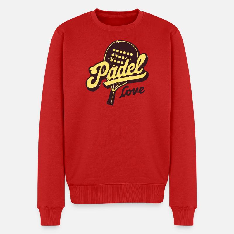 Paddle Love Rétro - Pull Premium bio Homme - rouge