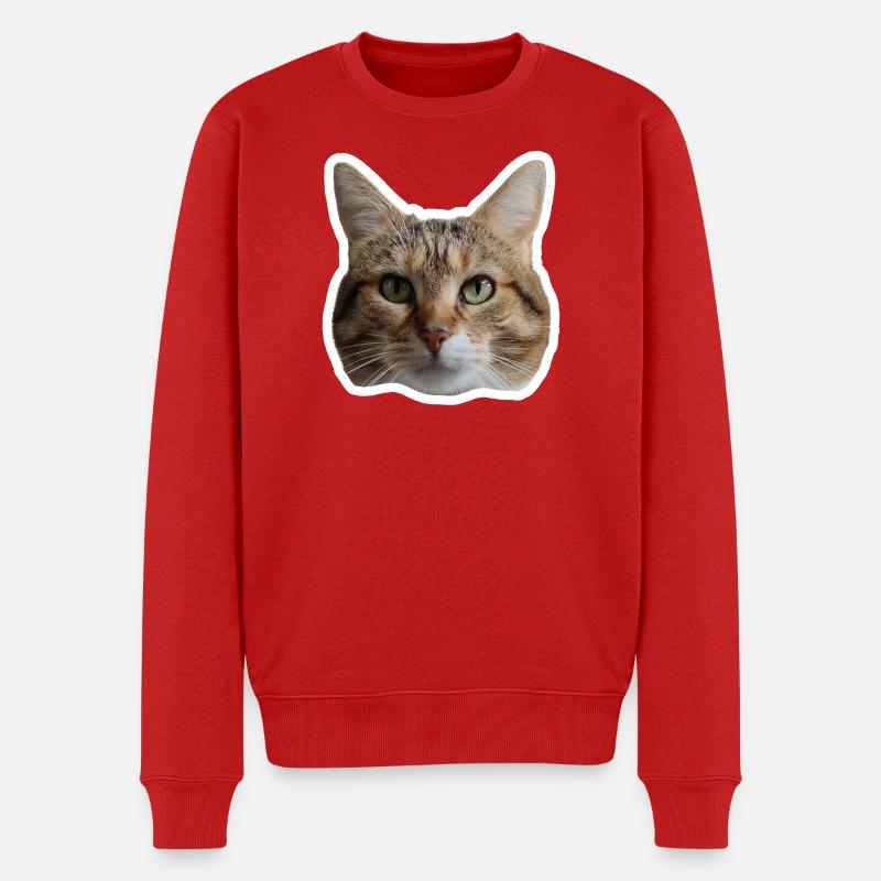Sticker Missty - Pull Premium bio Homme - rouge
