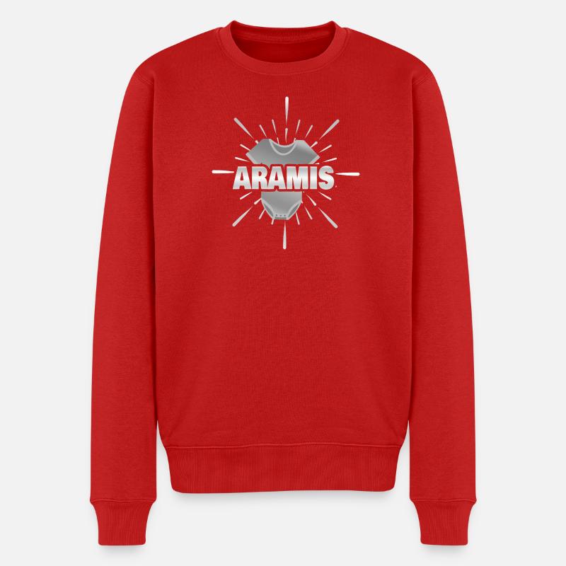 Baby Aramis - Männer Premium Bio Pullover - Rot