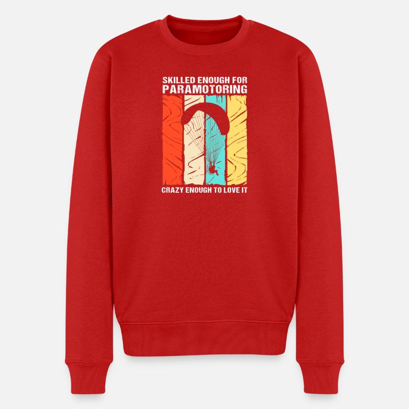 Gleitschirm gleitschirmflieger parapente - Pull Premium bio Homme - rouge