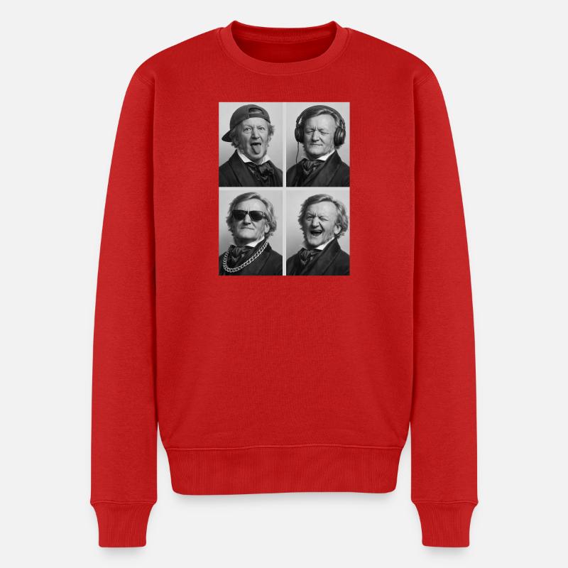 Richard Wagner - Pull Premium bio Homme - rouge