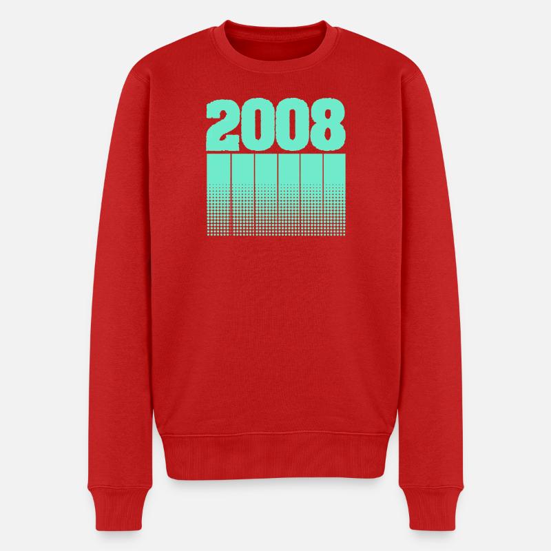 2008 - Pull Premium bio Homme - rouge