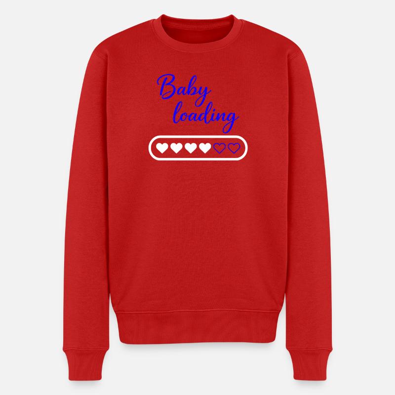 Baby loading - Männer Premium Bio Pullover - Rot