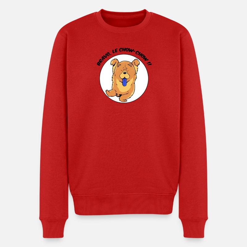 Bravo, le chochow ! - Pull Premium bio Homme - rouge