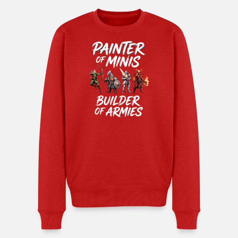 Malmaster Minis – Bâtisseurs des Armées - Pull Premium bio Homme - rouge