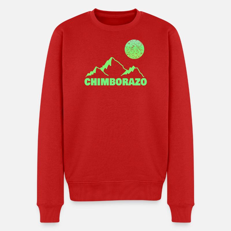 Cadeau pour le chimborazo - Pull Premium bio Homme - rouge