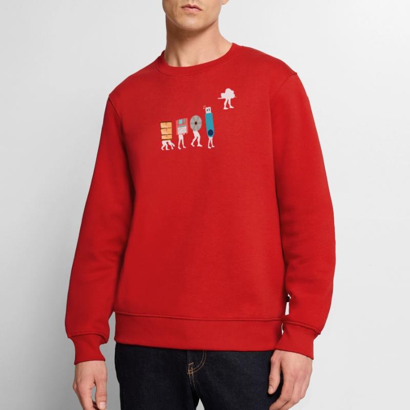 Cloud-Computing-Lustige Programmierer-Daten-KI-Software Männer Premium Bio Pullover