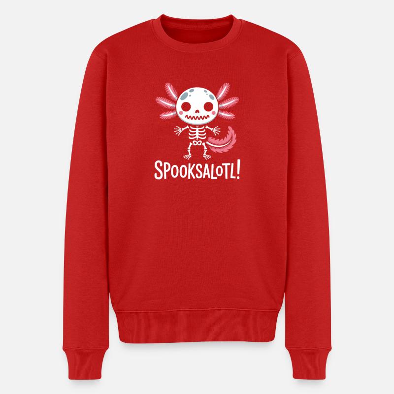 Flutter de squelettes de Spooksalot - Pull Premium bio Homme - rouge