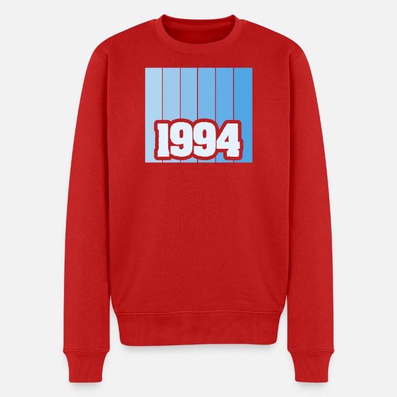 1994 - Männer Premium Bio Pullover - Rot