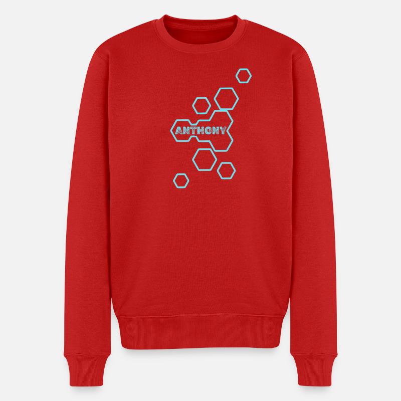 Anthony als Style - Männer Premium Bio Pullover - Rot