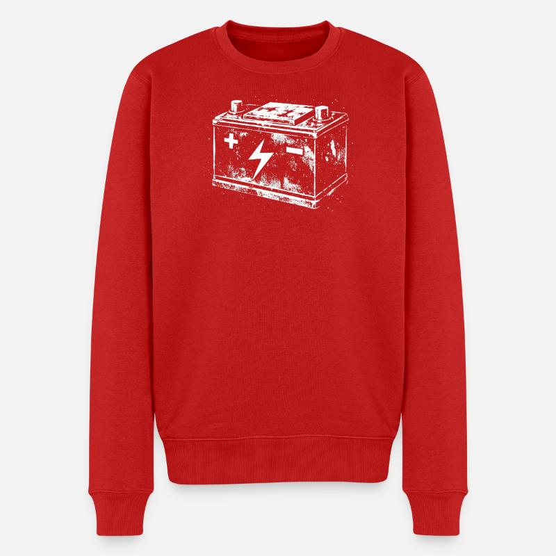 Mécanique Grunge Mécanique Conception - Pull Premium bio Homme - rouge