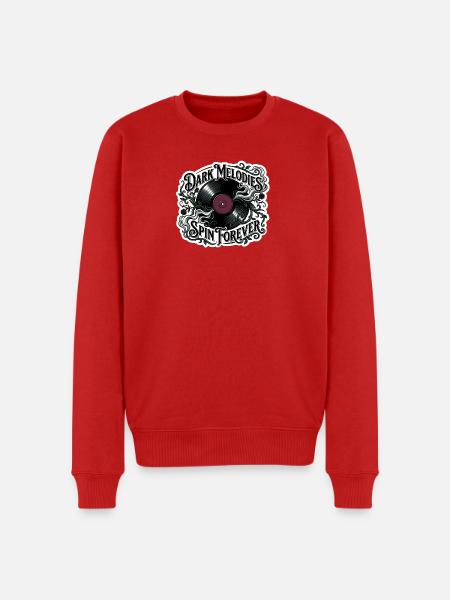 Dark Melodies Spin Forever - Men's Premium Organic Jumper - red