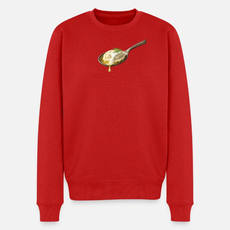 Pelmeni - Männer Premium Bio Pullover - Rot