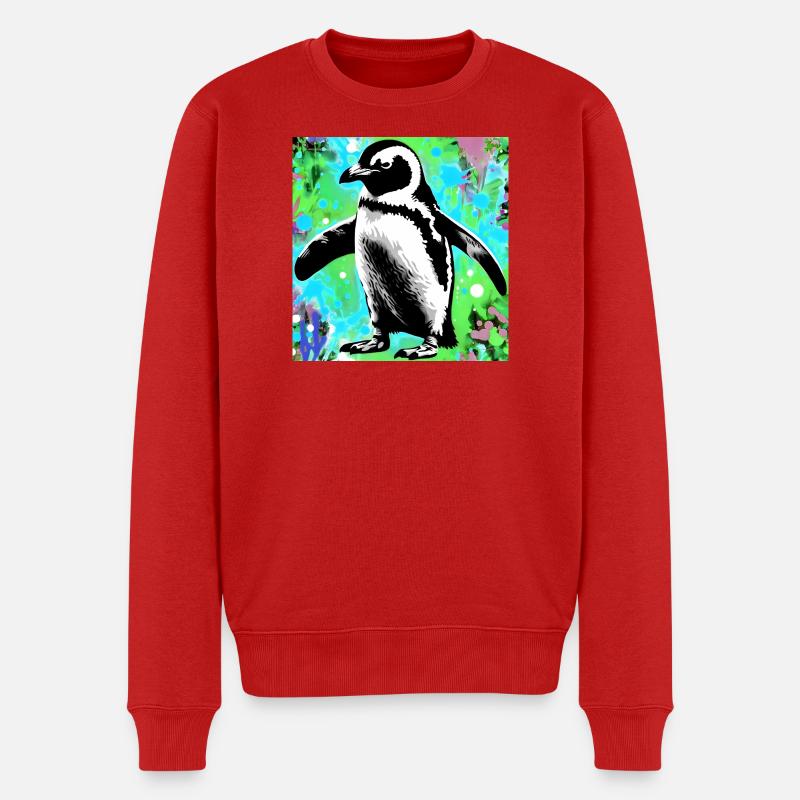pingouin - Pull Premium bio Homme - rouge