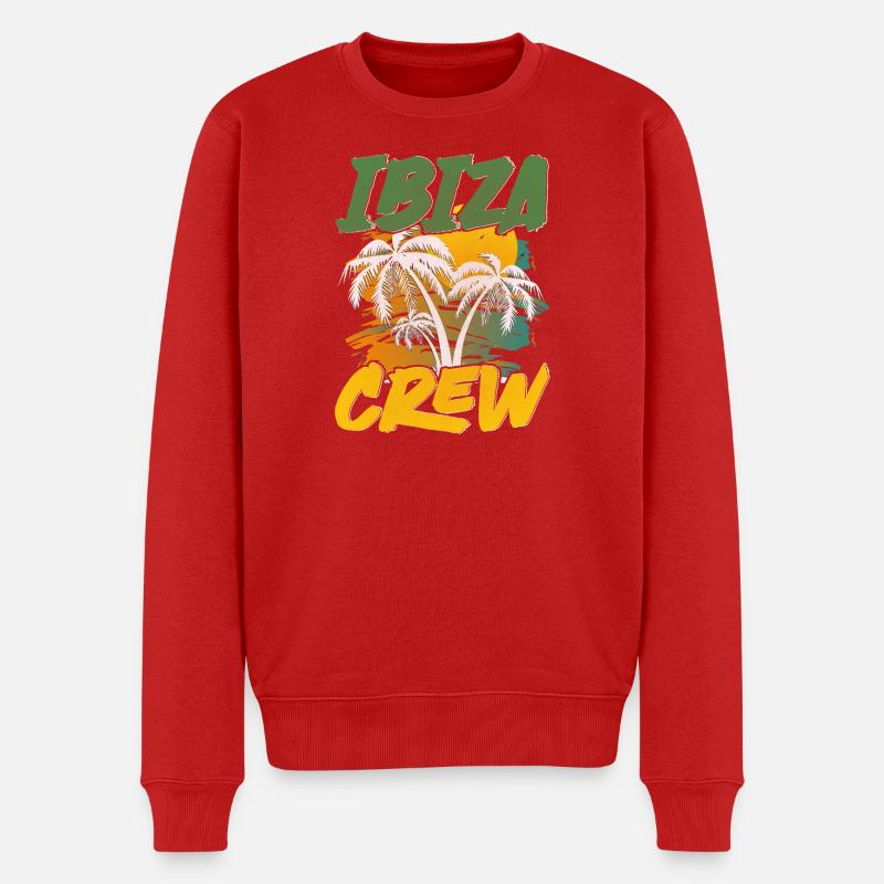 Équipage Ibiza - Pull Premium bio Homme - rouge