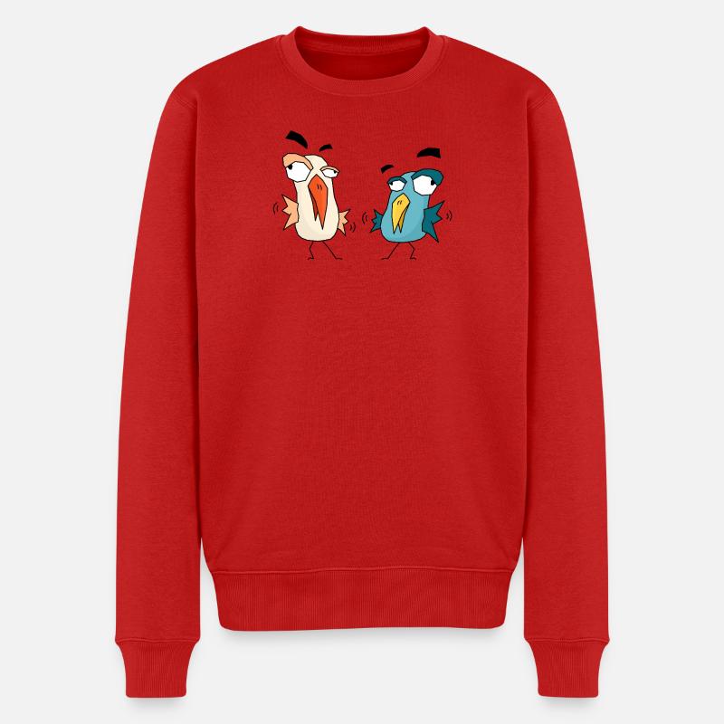 Ole Ole - Männer Premium Bio Pullover - Rot