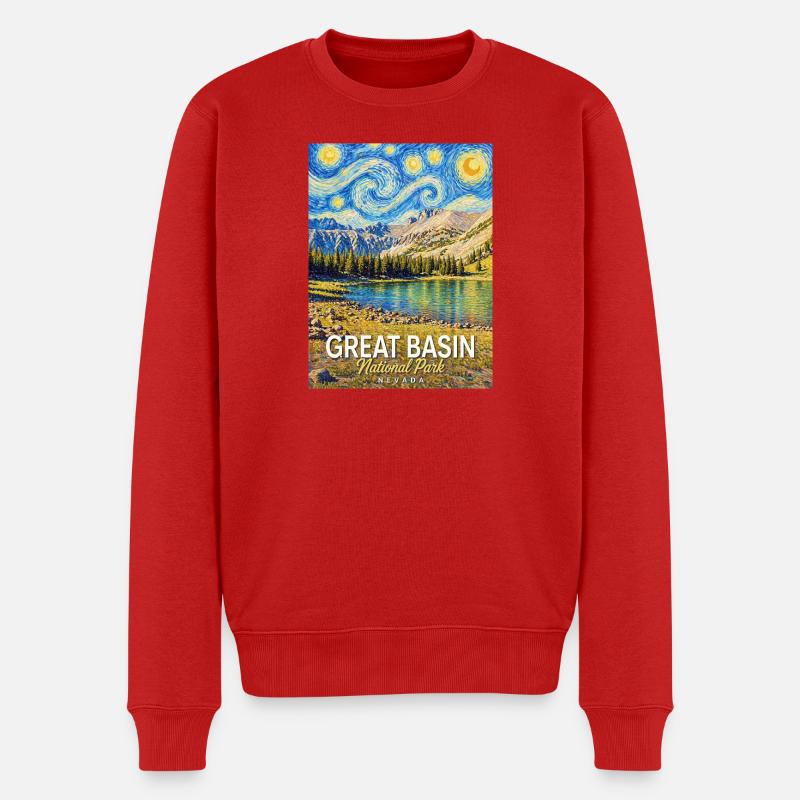 Great Basin National Park Nevada - Männer Premium Bio Pullover - Rot