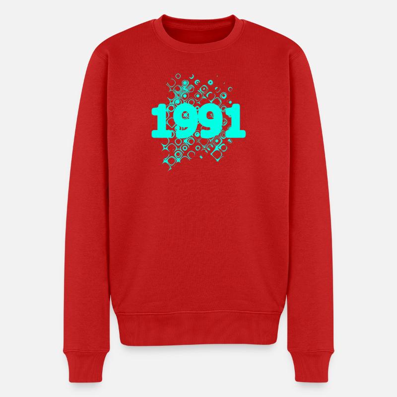 1991 - Pull Premium bio Homme - rouge