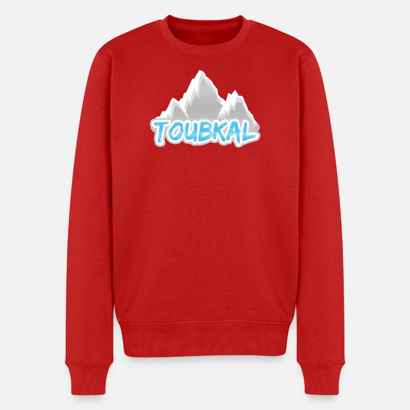 Cadeau pour Toubkal - Pull Premium bio Homme - rouge