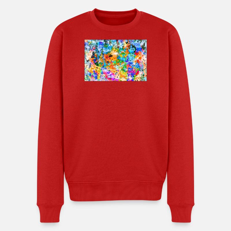 janderes - Männer Premium Bio Pullover - Rot