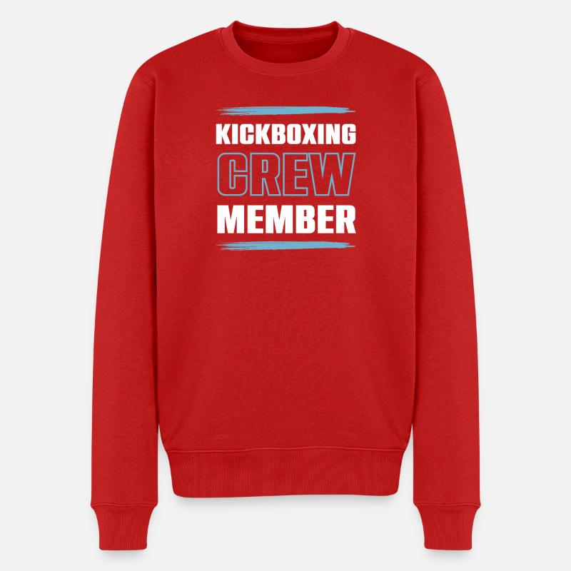 Équipe de kickboxing - Pull Premium bio Homme - rouge