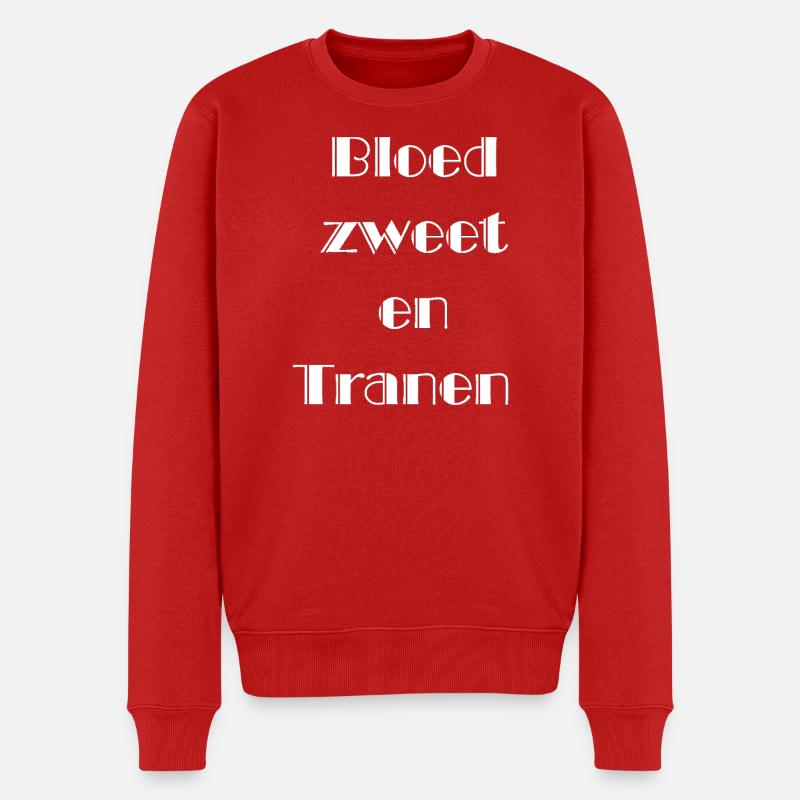 Sang, sueur et larmes - Pull Premium bio Homme - rouge