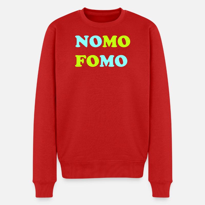 FOMO Peur de manquer quelque chose - Pull Premium bio Homme - rouge