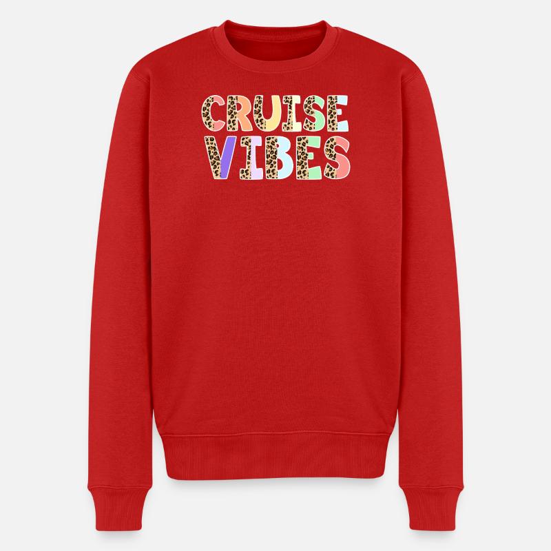 Croisière en bateau de croisière - Pull Premium bio Homme - rouge